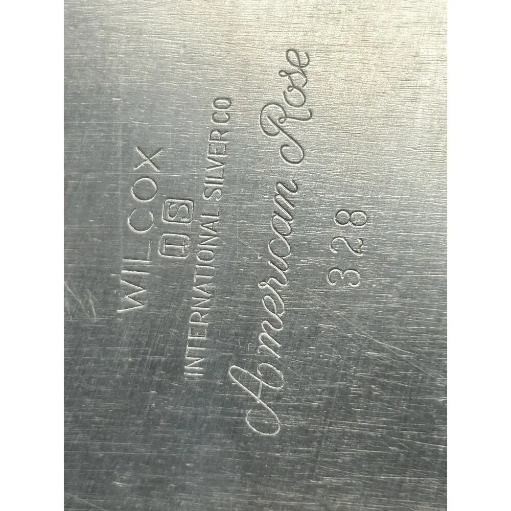 Silverplate International Silver Co. “American Rose” Serving Platter
